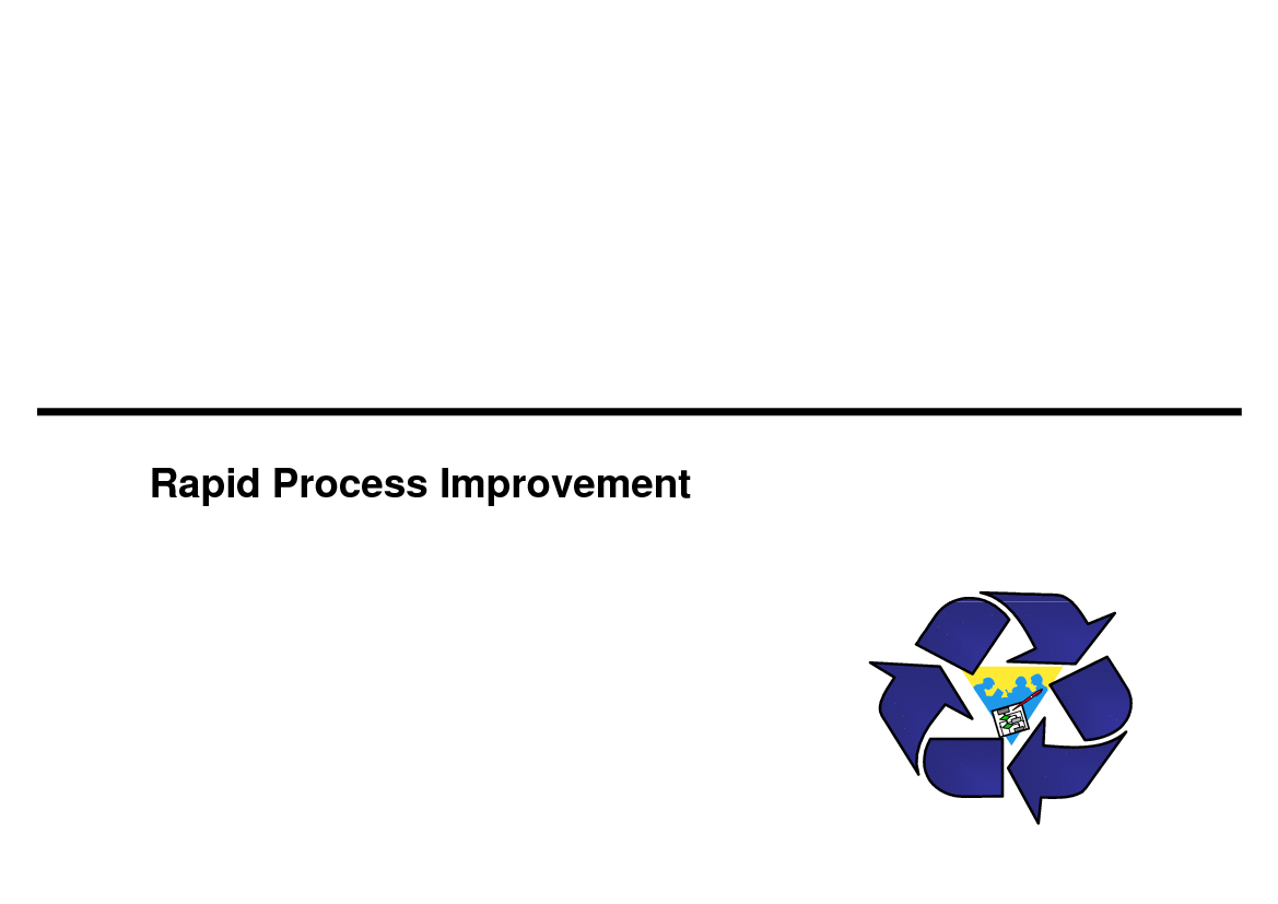 Rapid Process Improvement (128-page PDF document) Preview Image