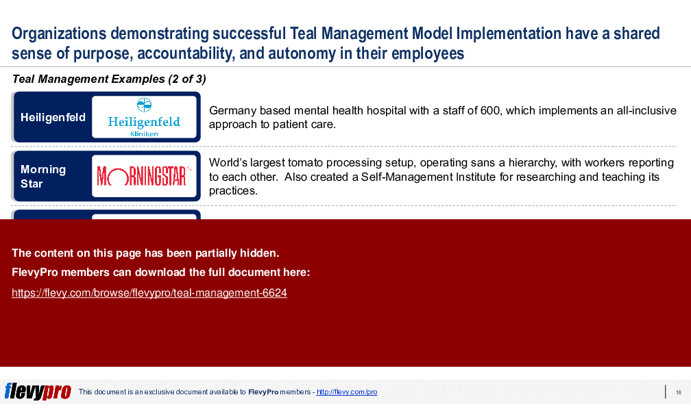 Teal Management (26-slide PPT PowerPoint presentation (PPTX)) Preview Image