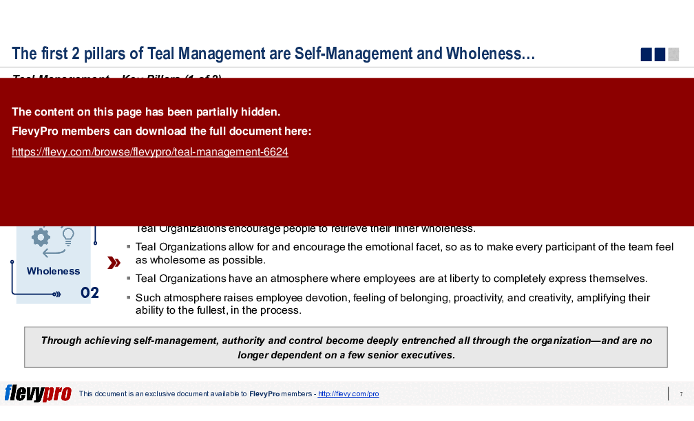 This is a partial preview of Teal Management (26-slide PowerPoint presentation (PPTX)). Full document is 26 slides. 