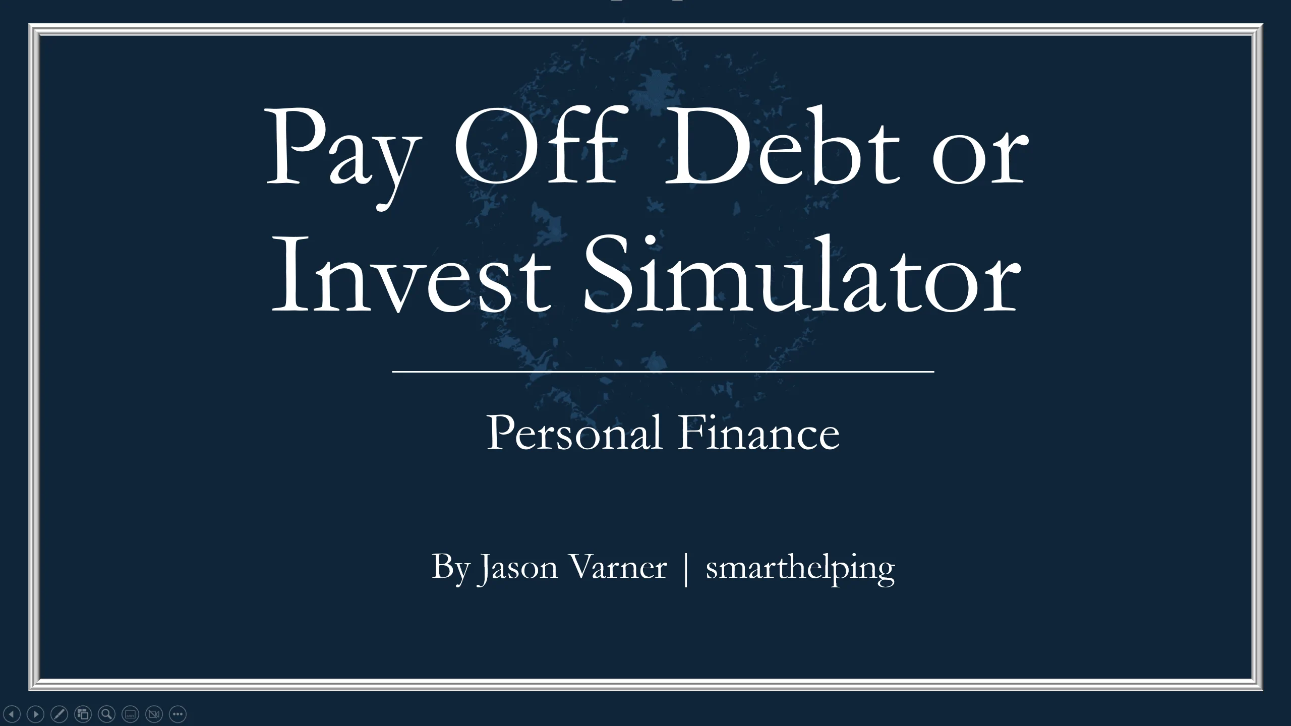 Pay Off Debt or Invest Simulation