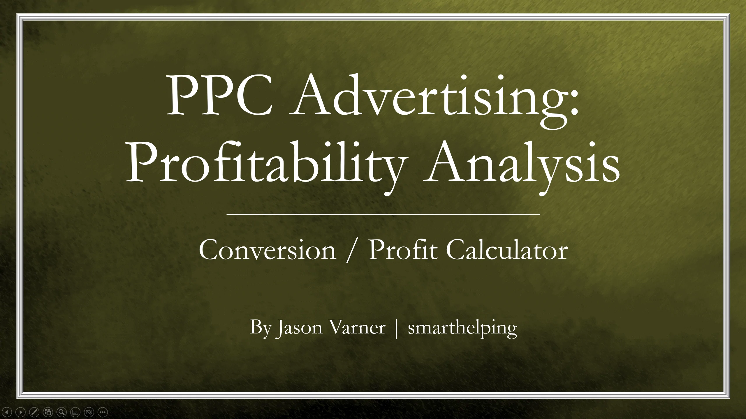 PPC Advertising Financial Calculator & Sensitivity Analysis