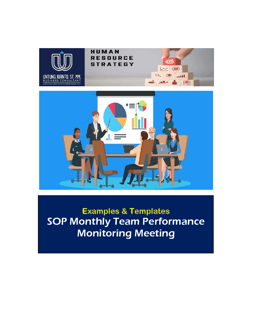 This is a partial preview of SOP Monthly Team Performance Monitoring Meeting (6-page Word document). Full document is 6 pages. 