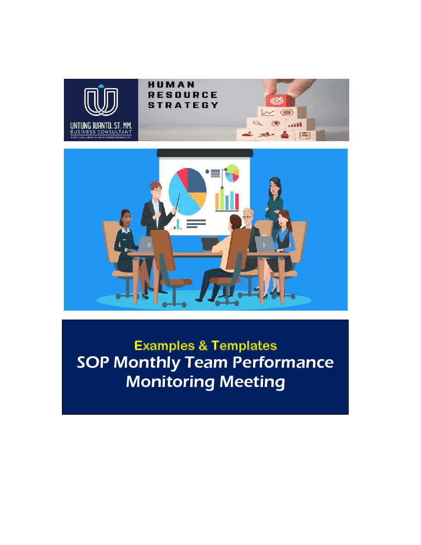 SOP Monthly Team Performance Monitoring Meeting (6-page Word document) Preview Image