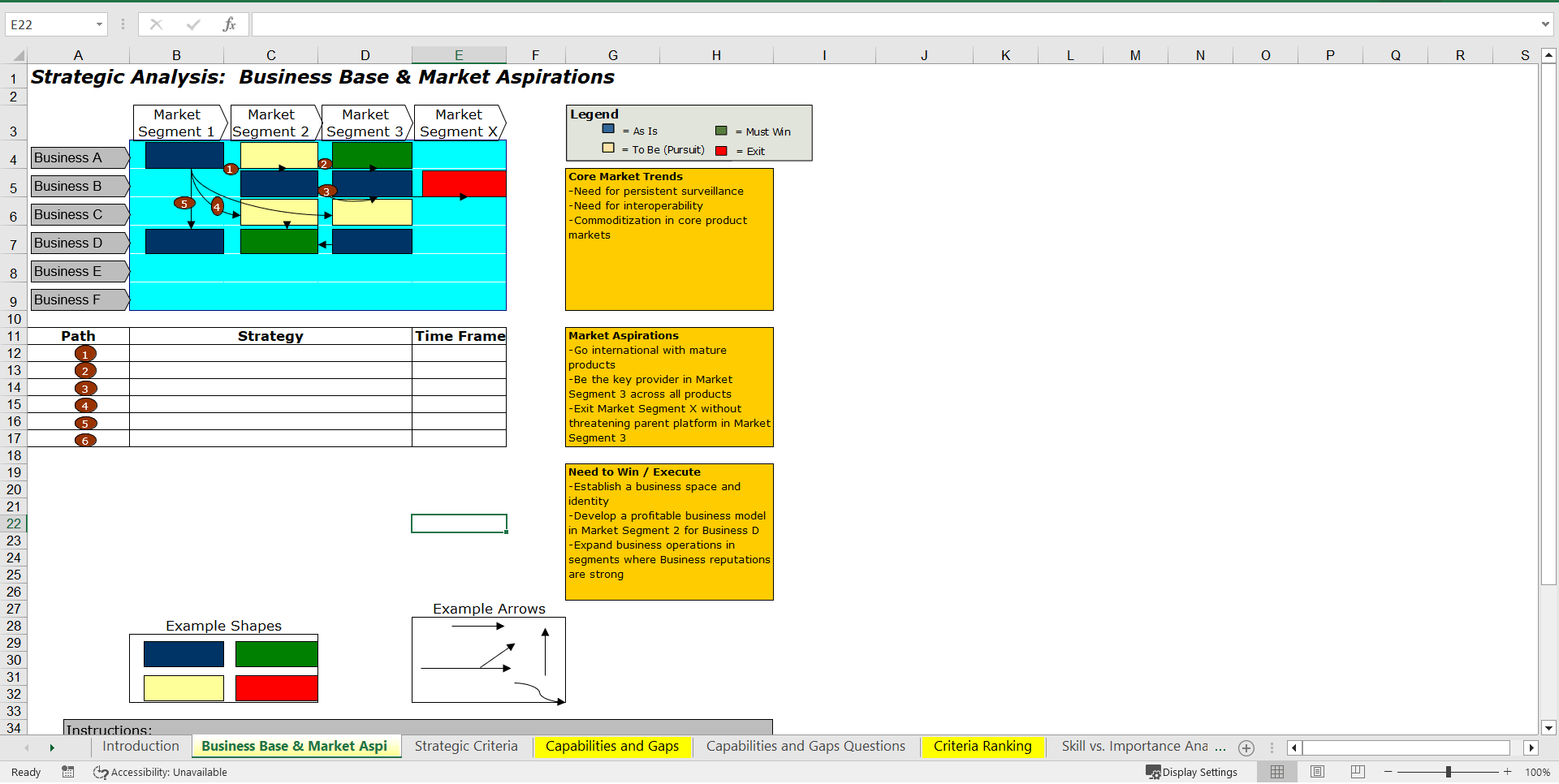 Mergers & Acquisitions Strategic Analysis Toolkit (Excel template (XLS)) Preview Image