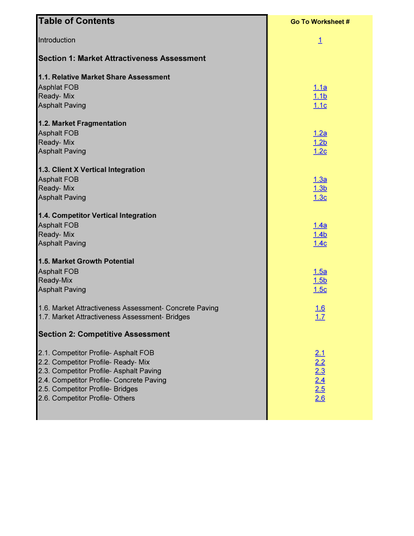 Strategic Planning Tools and Templates (Excel template (XLS)) Preview Image