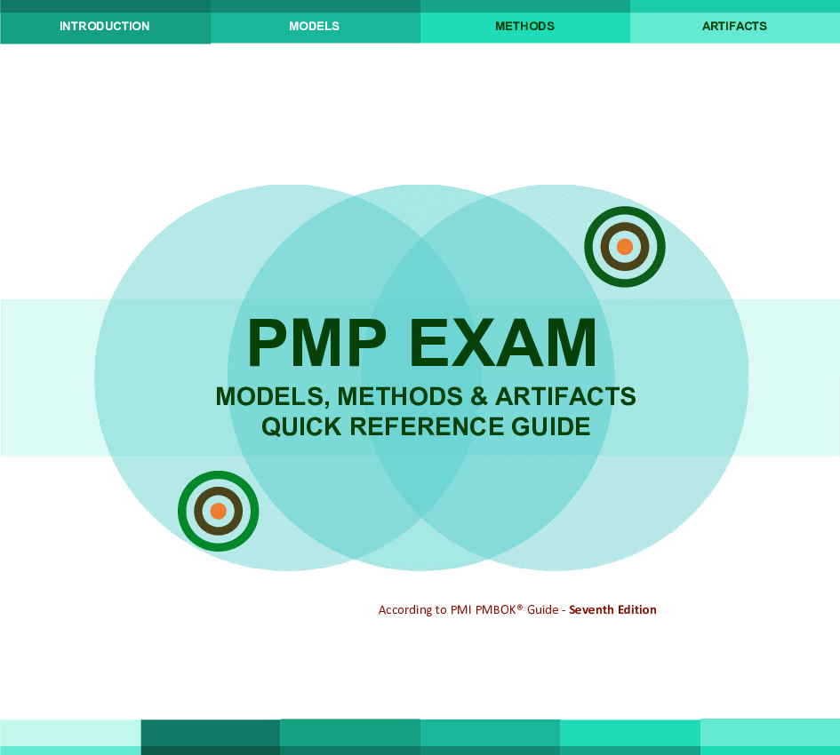 PMP Exam - Models Methods & Artifacts Quick Reference Guide