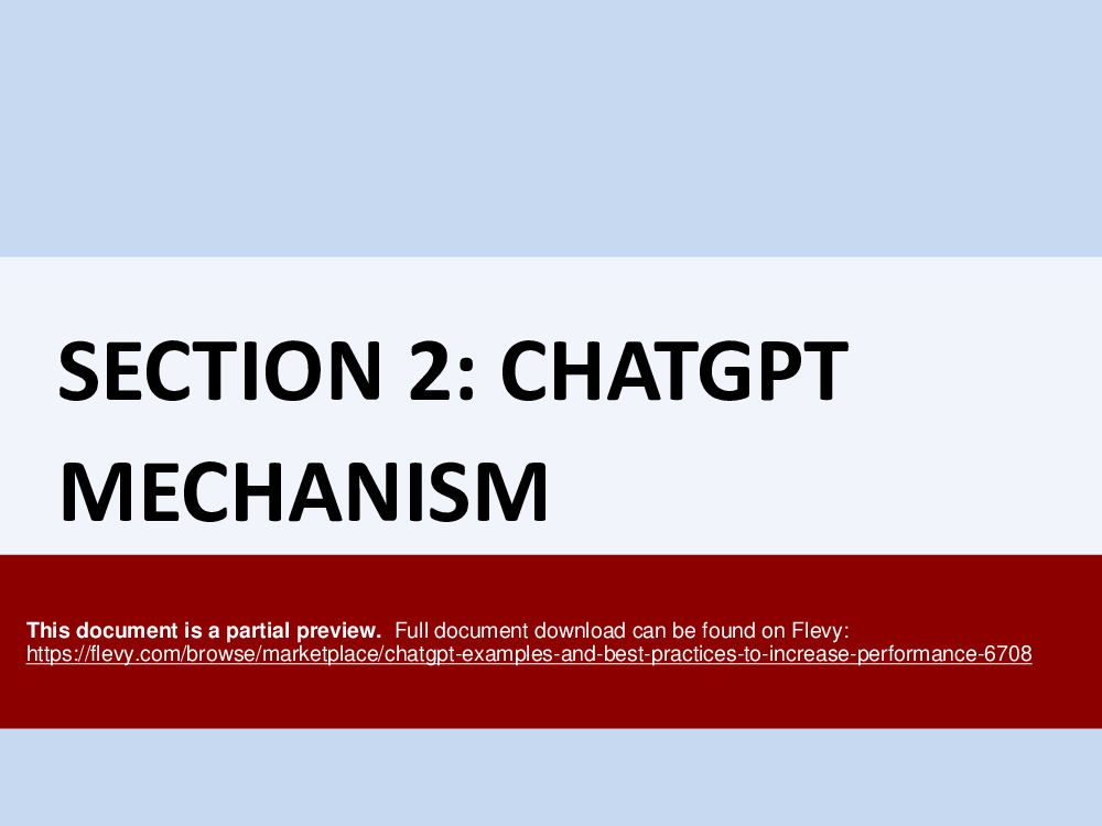 This is a partial preview of ChatGPT: Examples & Best Practices to Increase Performance (63-slide PowerPoint presentation (PPTX)). Full document is 63 slides. 