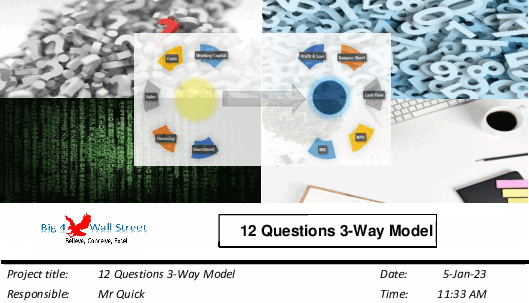 12 Questions 3-Way Model (Excel template (XLSX)) Preview Image