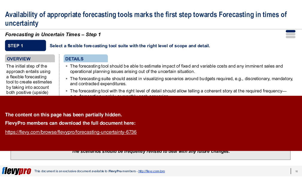 This is a partial preview of Forecasting Uncertainty (29-slide PowerPoint presentation (PPTX)). Full document is 29 slides. 