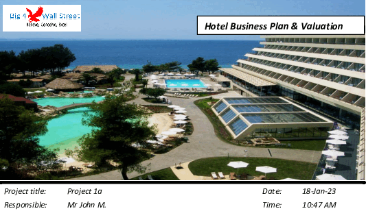 Hotel Financial Model and Valuation (Excel template (XLSX)) Preview Image