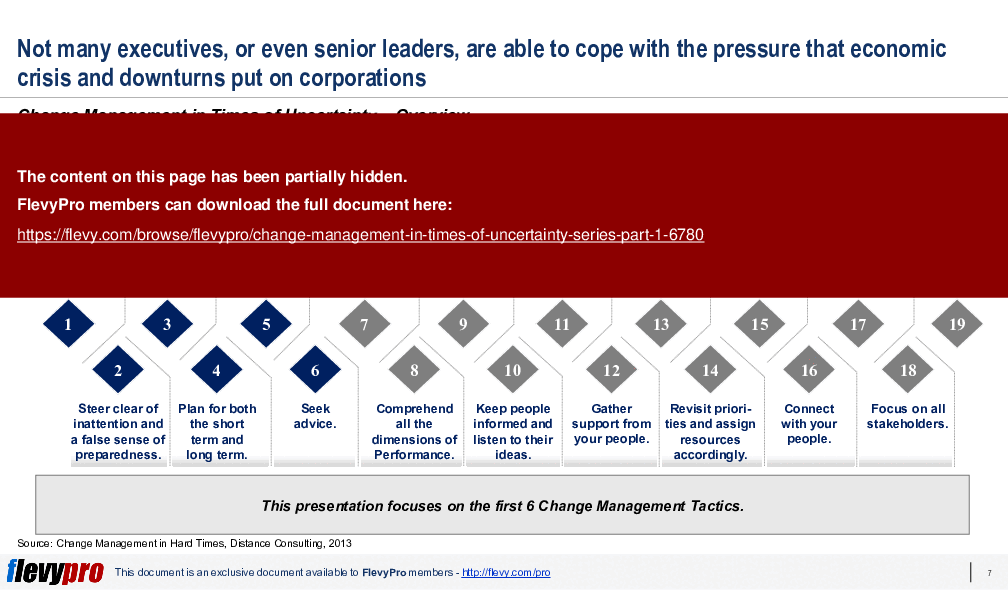 Change Management in Times of Uncertainty Series: Part 1 (30-slide PPT PowerPoint presentation (PPTX)) Preview Image
