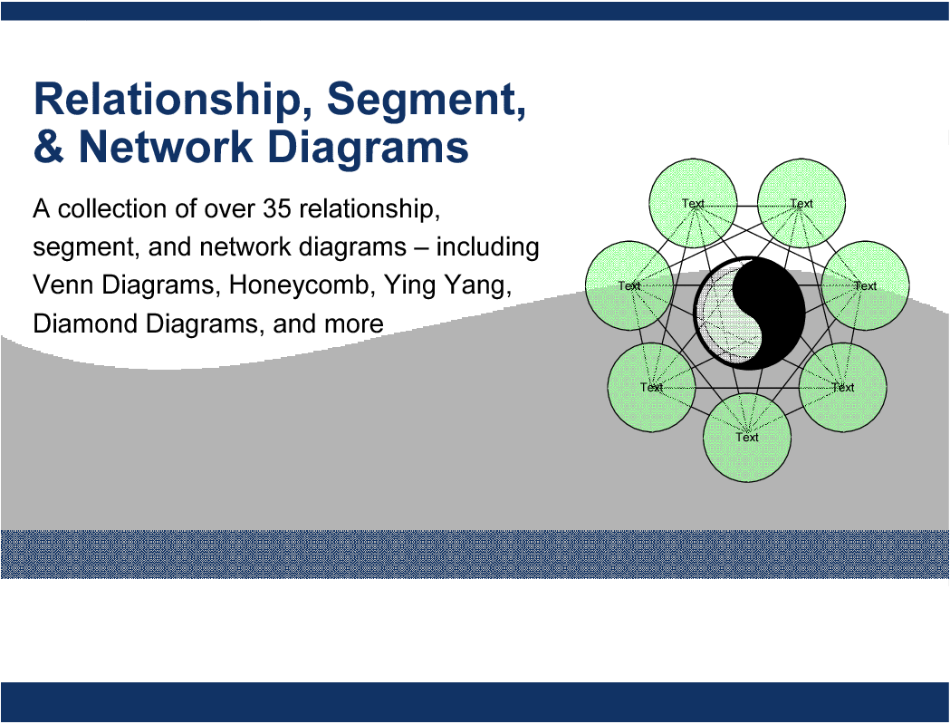 Relationship, Segment, & Network Diagram PowerPoint Templates