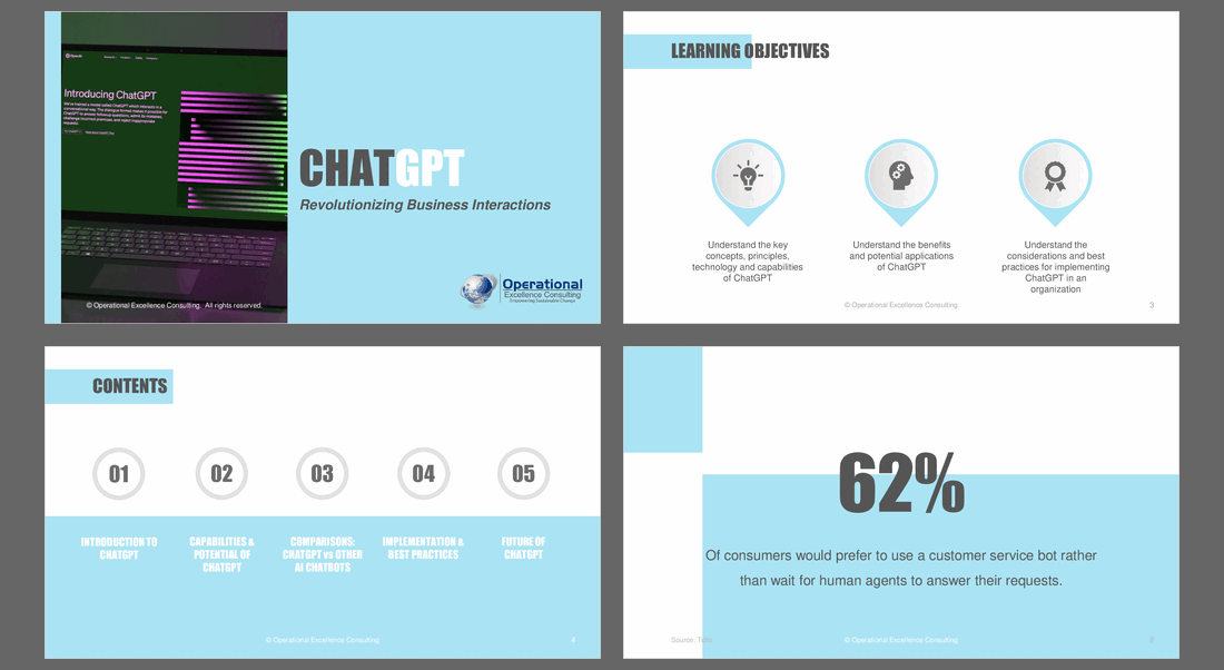 ChatGPT: Revolutionizing Business Interactions (89-slide PPT PowerPoint presentation (PPTX)) Preview Image