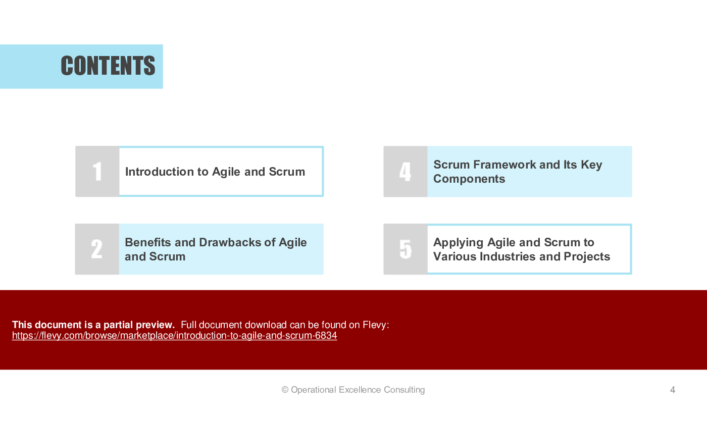 This is a partial preview of Introduction to Agile & Scrum (53-slide PowerPoint presentation (PPTX)). Full document is 53 slides. 