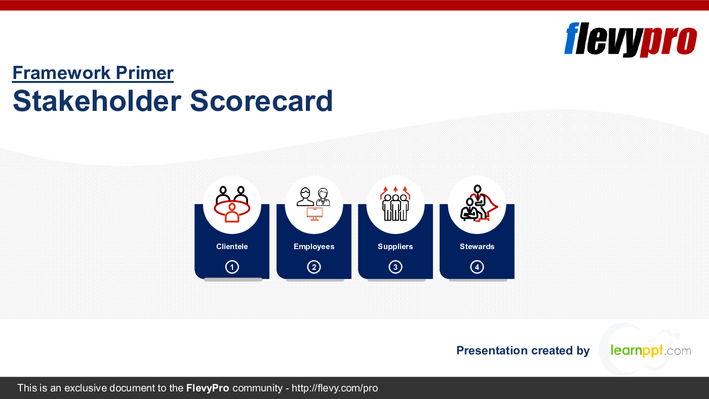 This is a partial preview of Stakeholder Scorecard (31-slide PowerPoint presentation (PPTX)). Full document is 31 slides. 
