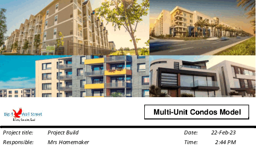 Multi-Unit Condos Model Template