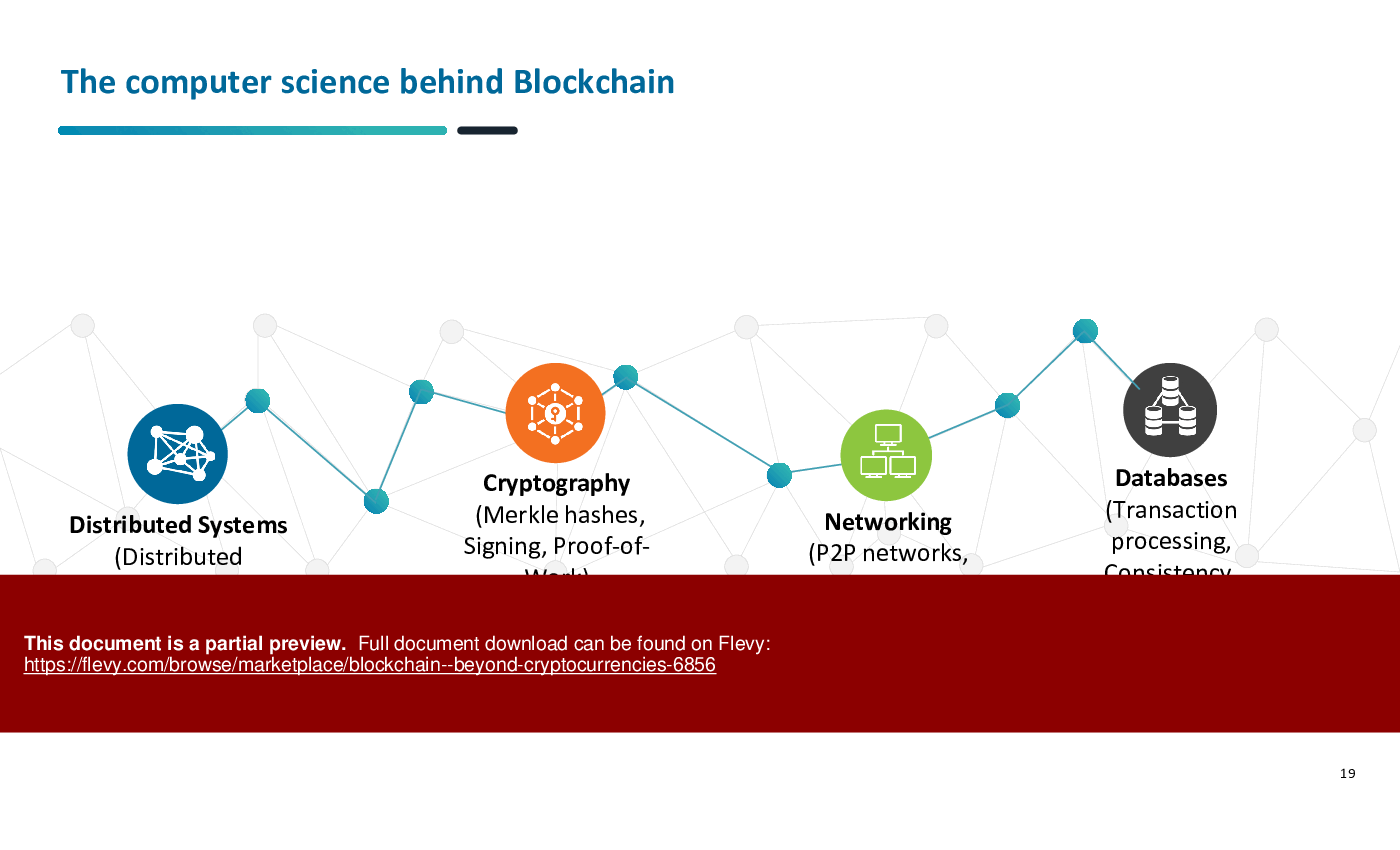 Blockchain - Beyond Cryptocurrencies (43-slide PPT PowerPoint presentation (PPTX)) Preview Image