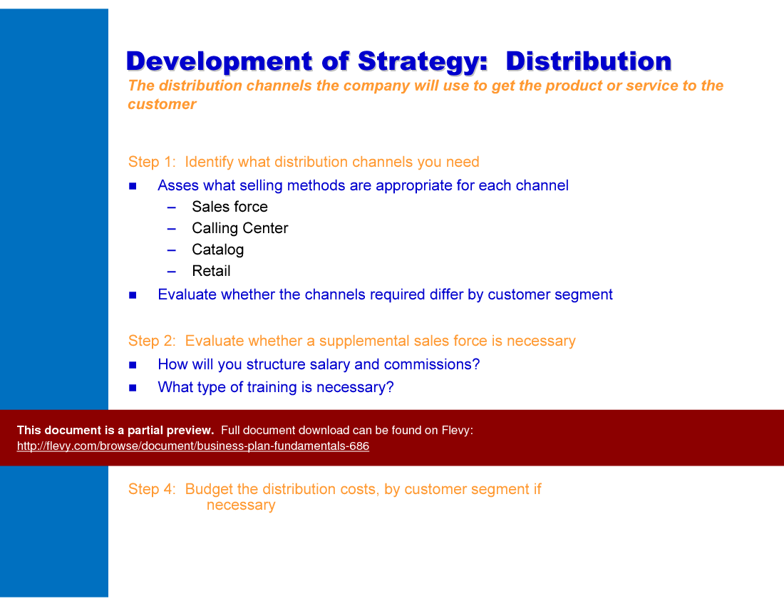 Business Plan Fundamentals (34-slide PPT PowerPoint presentation (PPT)) Preview Image