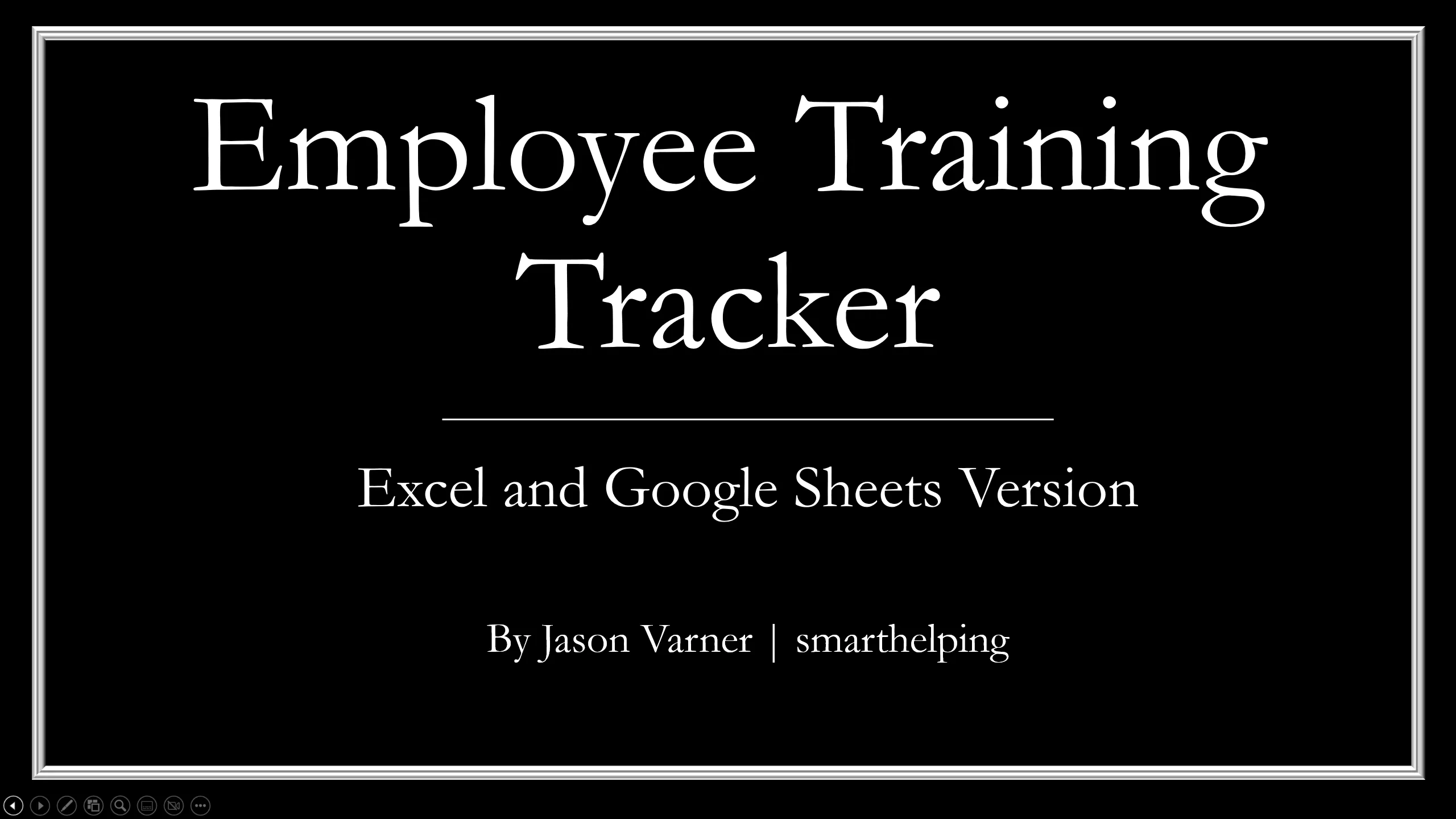 Employee Training Tracker