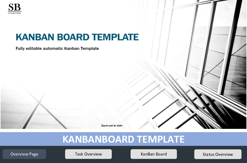 Kanban Board: Automated Toolkit (Excel template (XLSM)) Preview Image