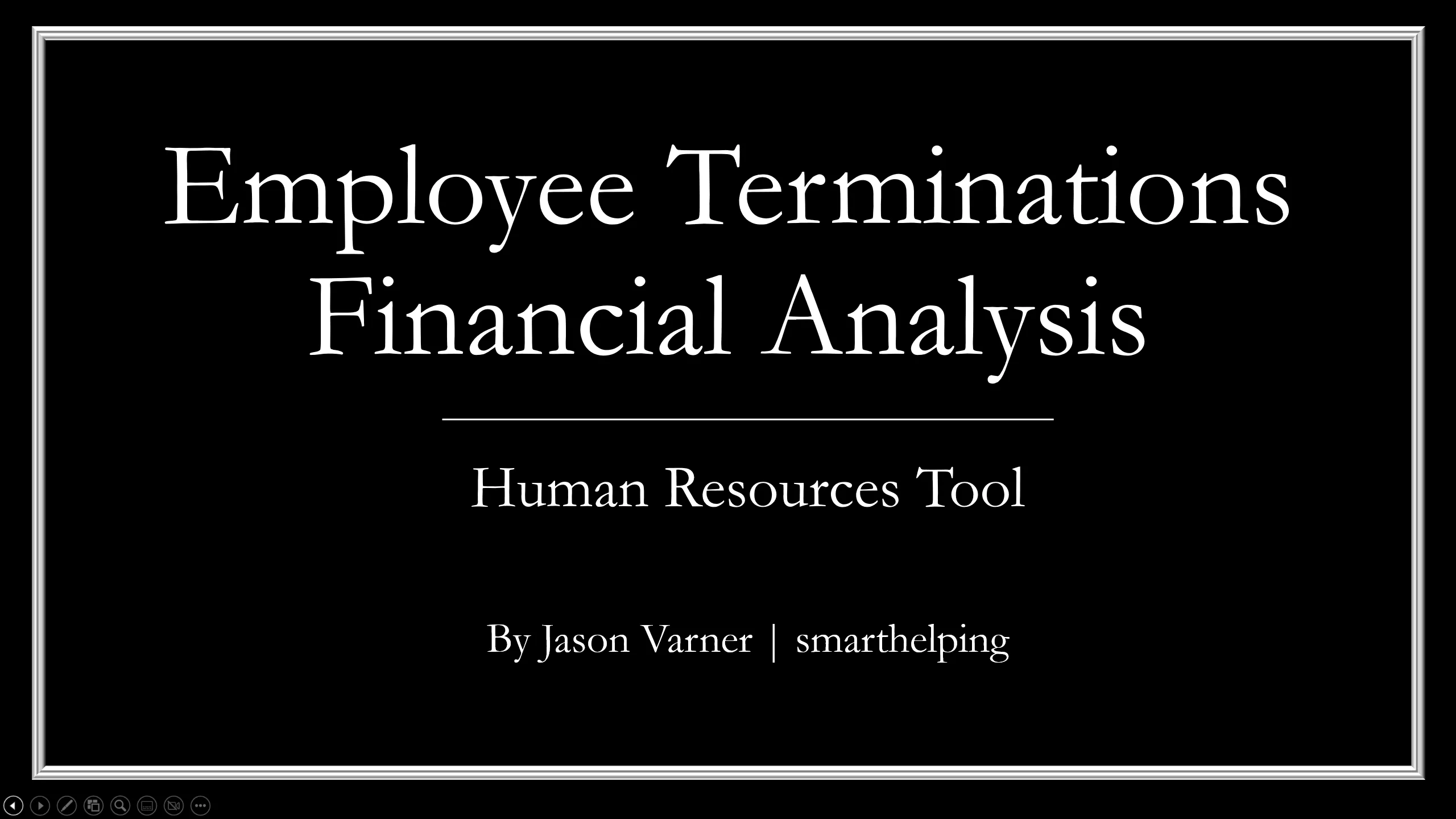 HR Tool in Excel: Employee Termination Financial Impact Analysis (Excel workbook (XLSX)) Preview Image