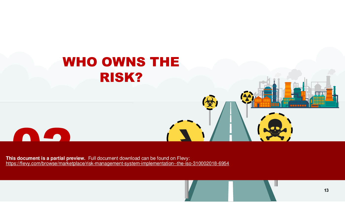 Risk Management System Implementation - The ISO 31000:2018 (133-slide PowerPoint presentation (PPTX)) Preview Image