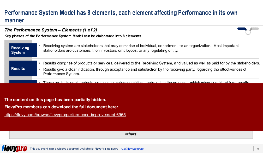 Performance Improvement (35-slide PPT PowerPoint presentation (PPTX)) Preview Image