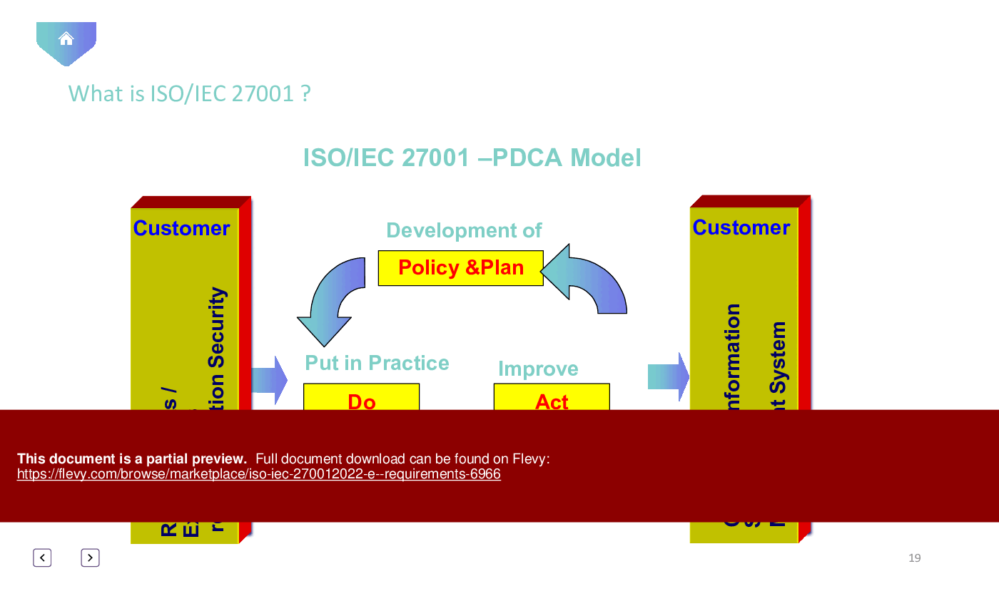 ISO/IEC 27001:2022 (E) - Requirements (91-slide PowerPoint presentation (PPTX)) Preview Image
