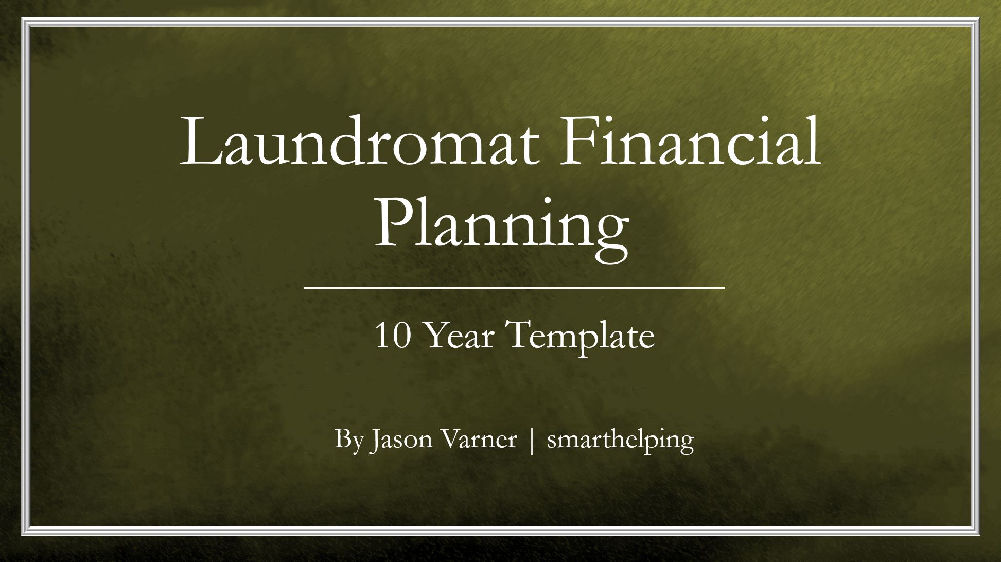 Laundromat 10-Year Financial Model (Excel workbook (XLSX)) Preview Image