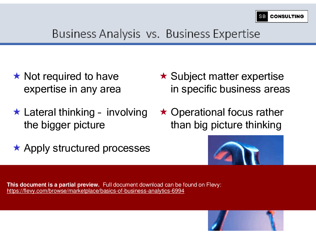 Basics of Business Analytics (104-slide PPT PowerPoint presentation (PPTX)) Preview Image