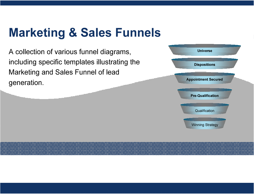 Marketing and Sales Funnel PowerPoint Templates (8-slide PowerPoint presentation (PPT)) Preview Image