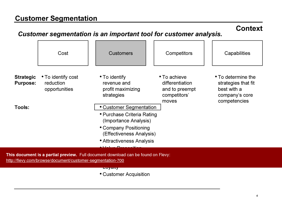 Customer Segmentation (47-slide PPT PowerPoint presentation (PPT)) Preview Image