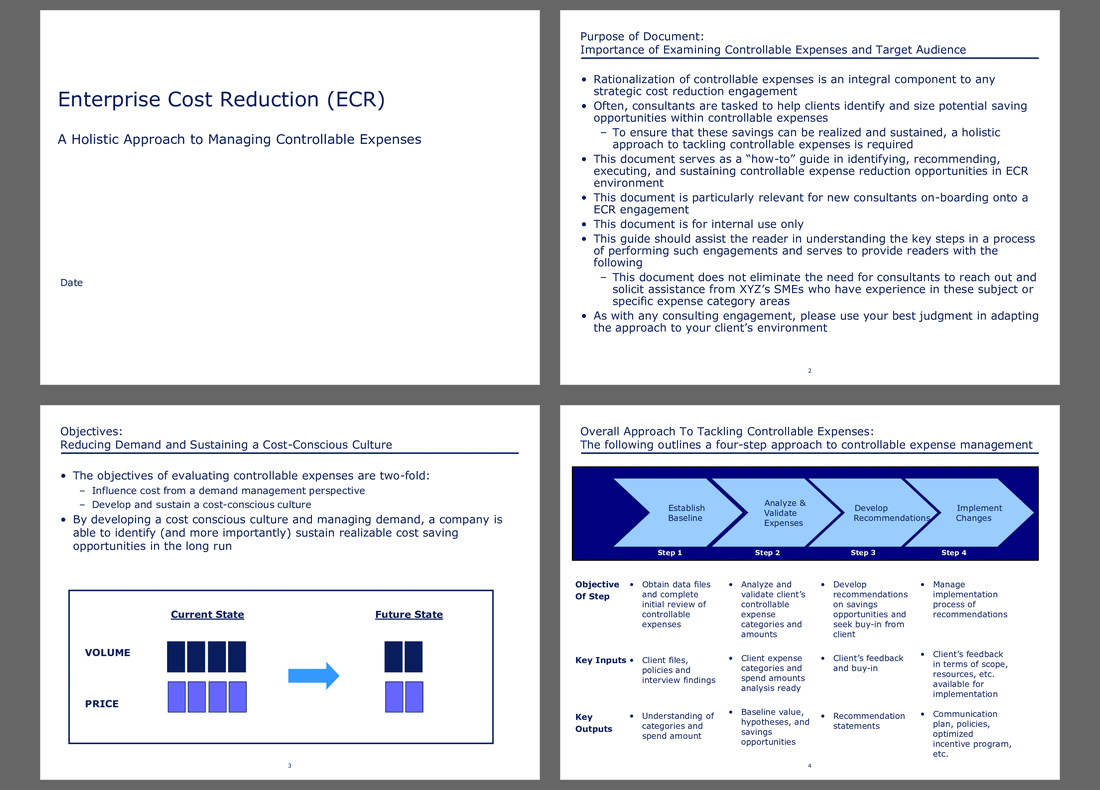 Enterprise Cost Reduction Approach (36-slide PPT PowerPoint presentation (PPT)) Preview Image