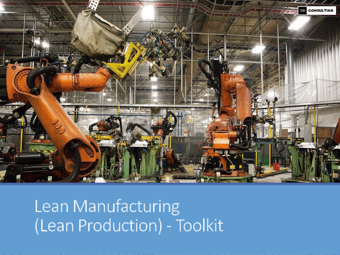 Lean Manufacturing Toolkit
