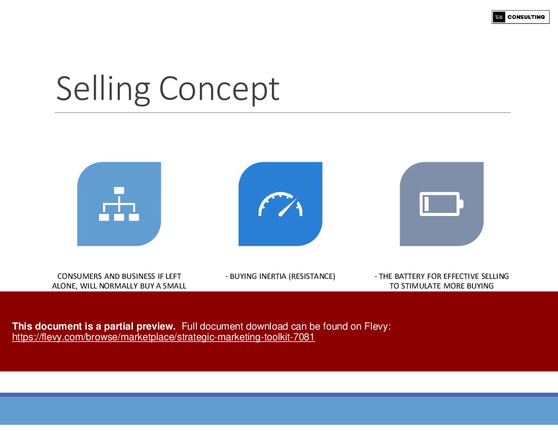 This is a partial preview of Strategic Marketing Toolkit (238-slide PowerPoint presentation (PPTX)). Full document is 238 slides. 