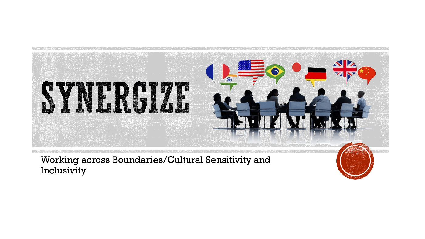 Synergize Culturally