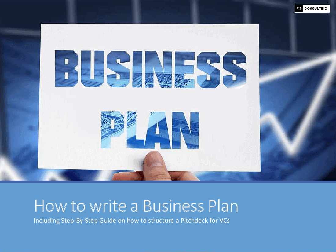 Writing Business Plan and VC Pitch Guide