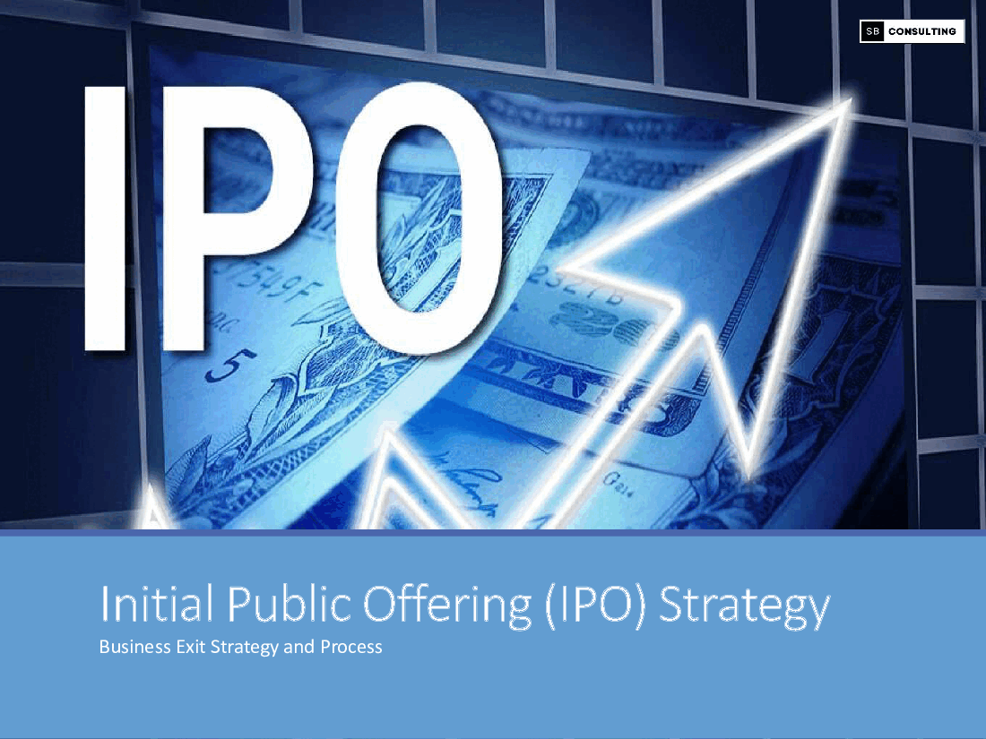 Initial Public Offering (IPO) Strategy (134-slide PPT PowerPoint presentation (PPTX)) Preview Image