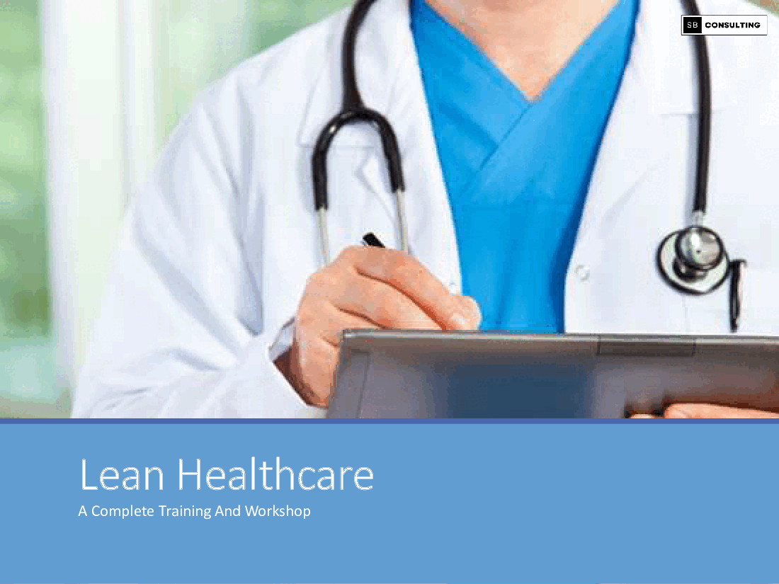 Lean Healthcare Toolkit