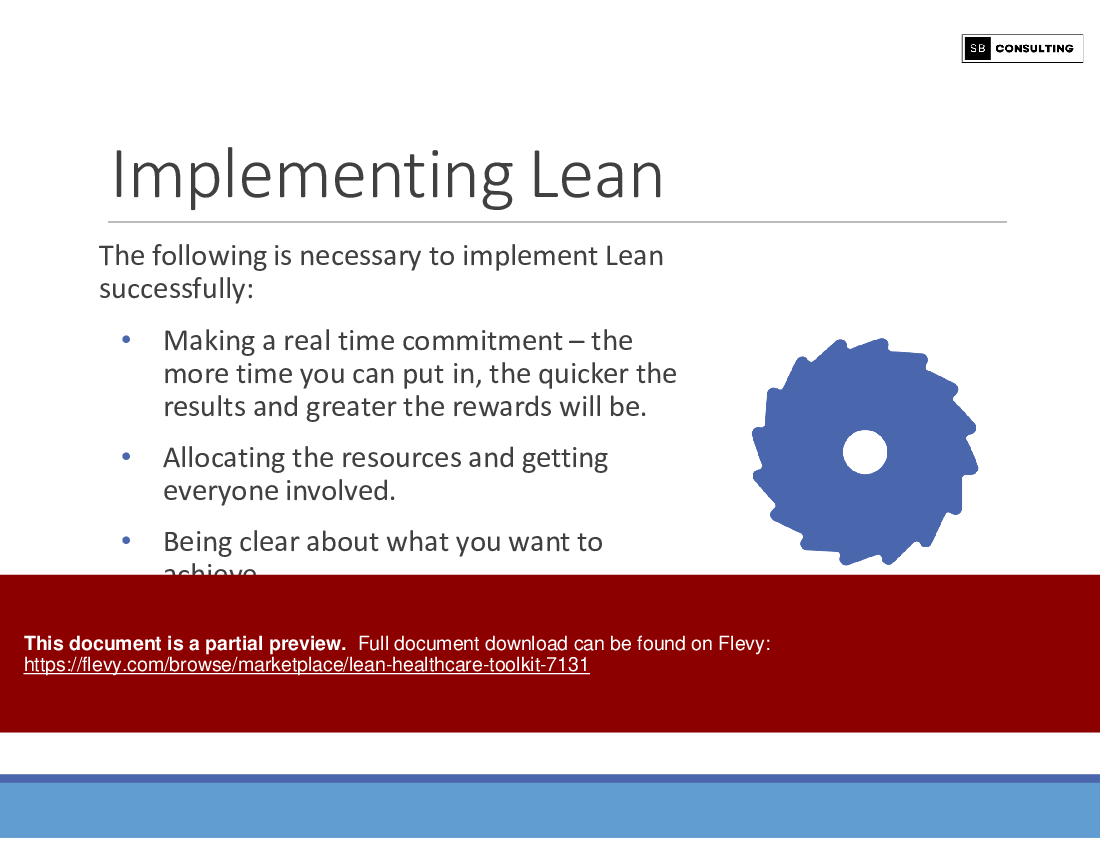 Lean Healthcare Toolkit (229-slide PPT PowerPoint presentation (PPTX)) Preview Image