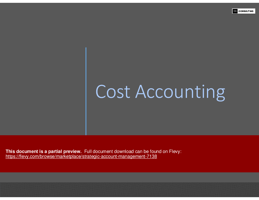 Strategic Account Management (101-slide PowerPoint presentation (PPTX)) Preview Image