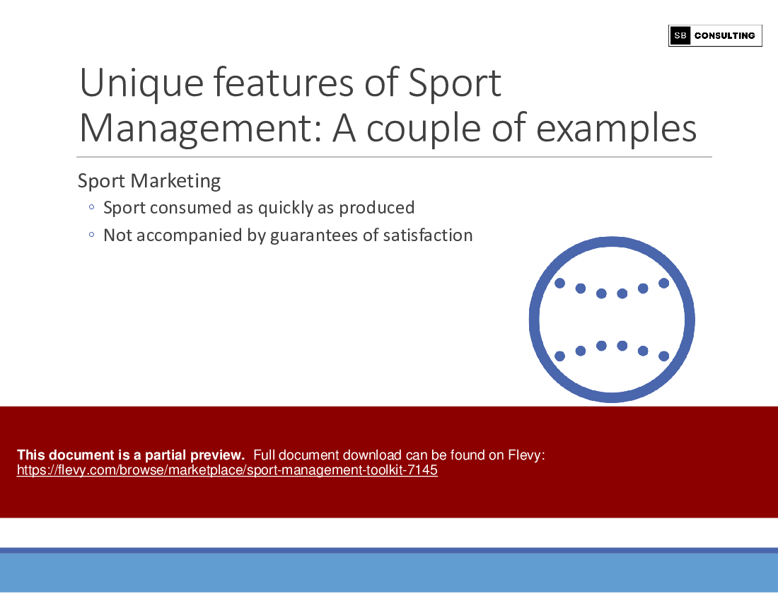 Sport Management Toolkit (194-slide PowerPoint presentation (PPTX)) Preview Image