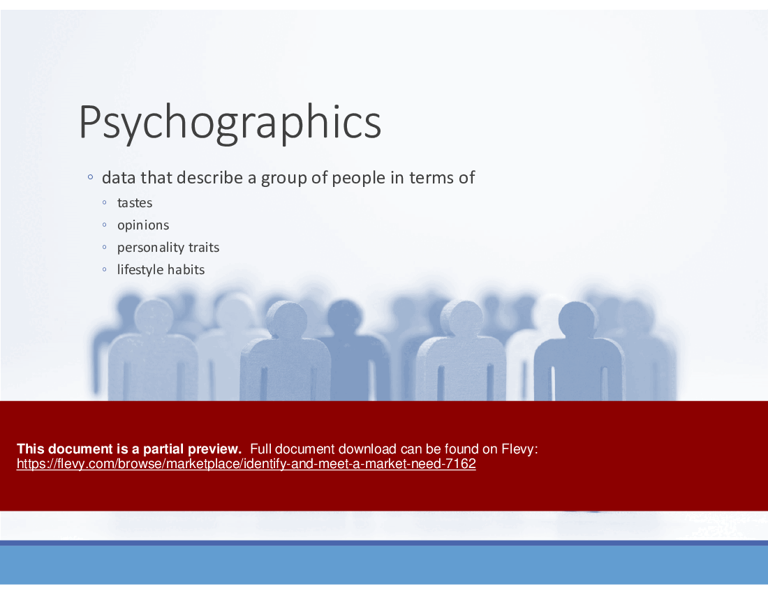 Identify and Meet a Market Need (89-slide PPT PowerPoint presentation (PPTX)) Preview Image