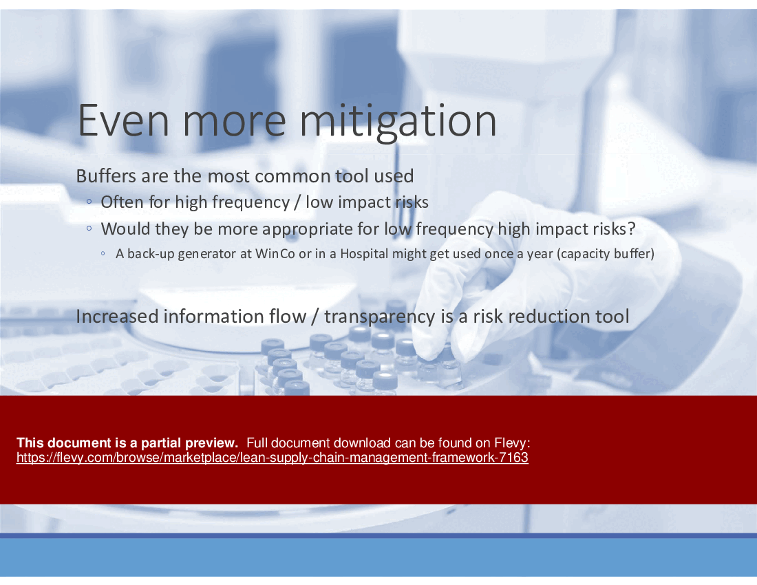 Lean Supply Chain Management Framework (92-slide PPT PowerPoint presentation (PPTX)) Preview Image