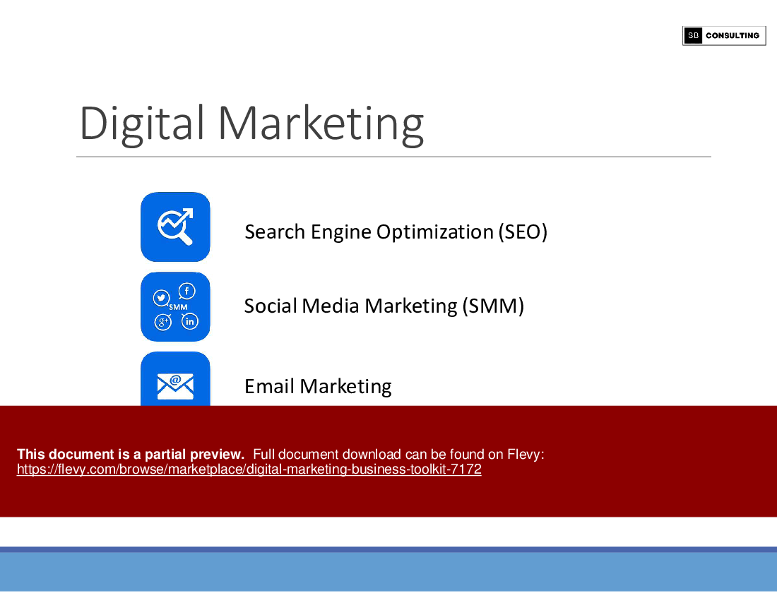 Digital Marketing Business Toolkit (118-slide PPT PowerPoint presentation (PPTX)) Preview Image