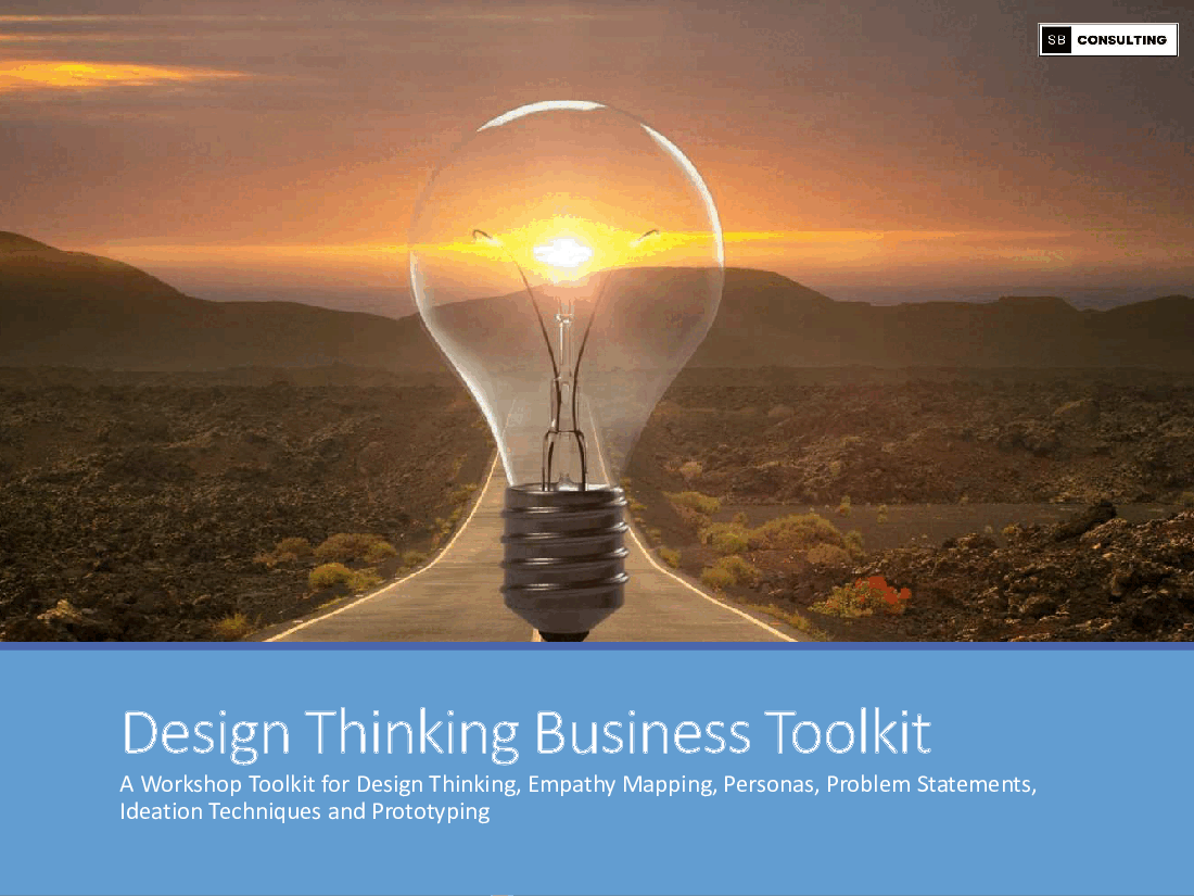 Design Thinking Business Toolkit