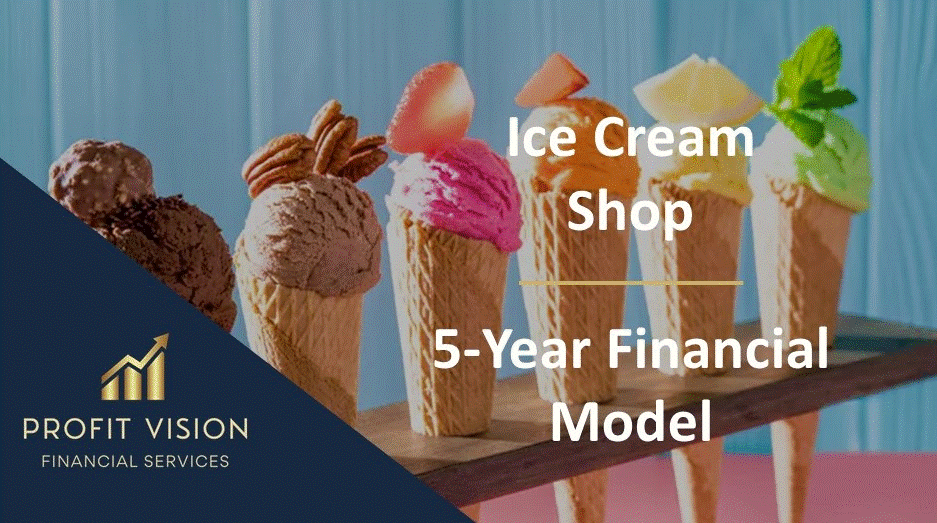 Ice Cream Shop – 5 Year Financial Model (Excel template (XLSX)) Preview Image