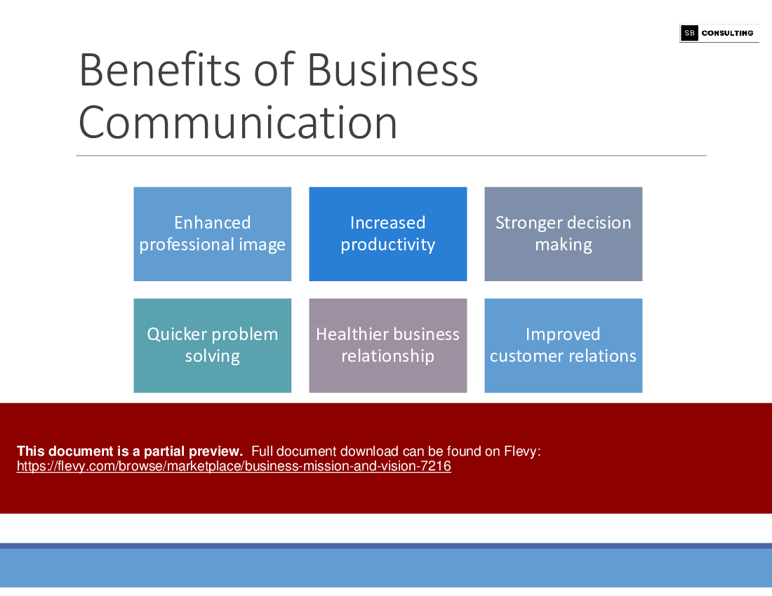 Business Mission and Vision (133-slide PowerPoint presentation (PPTX)) Preview Image