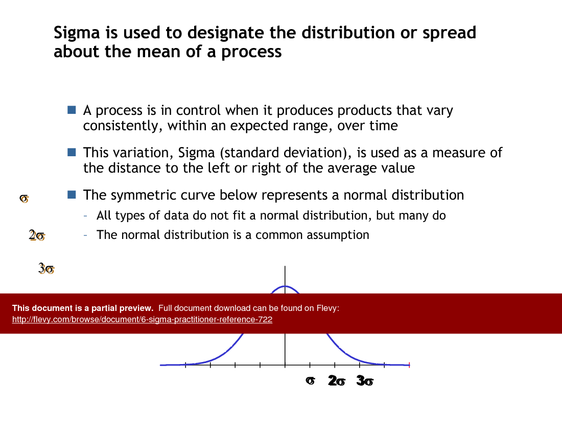 6 Sigma Practitioner Reference (96-slide PPT PowerPoint presentation (PPT)) Preview Image