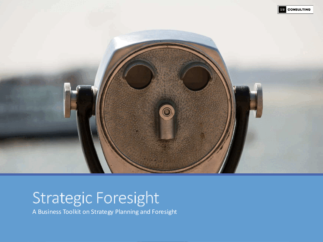 Strategic Foresight Business Toolkit